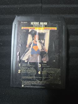 1978 Herbie Mann Super Mann 8 track tape