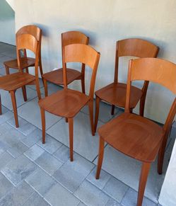 Cherry wood vintage Chairs set