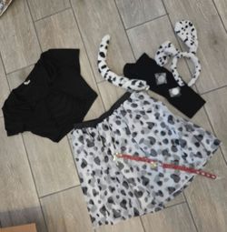 Dalmatian  sexy Halloween Costume Set