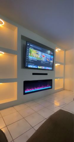 Drywall tv center
