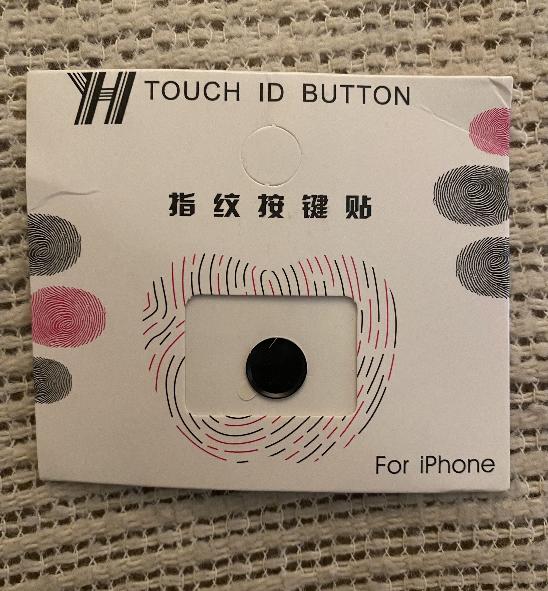 iPhone Home Button Touch ID Cover Sticker Protector Black 7, 7 Plus, 8, 8 Plus, SE 2020, 2022