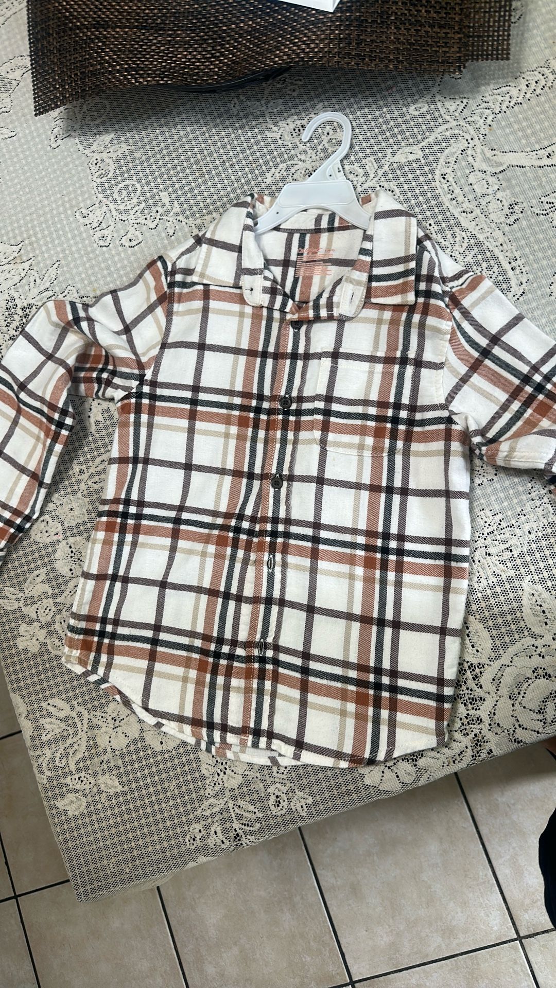 Boys Flannel Size 6