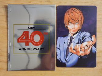 VIZ Media 40th Anniversary Death Note Promo Card
