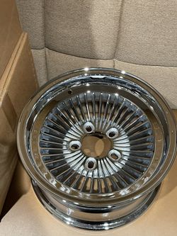 Brand New Turbine Cyclone Polished Chrome Wheels;