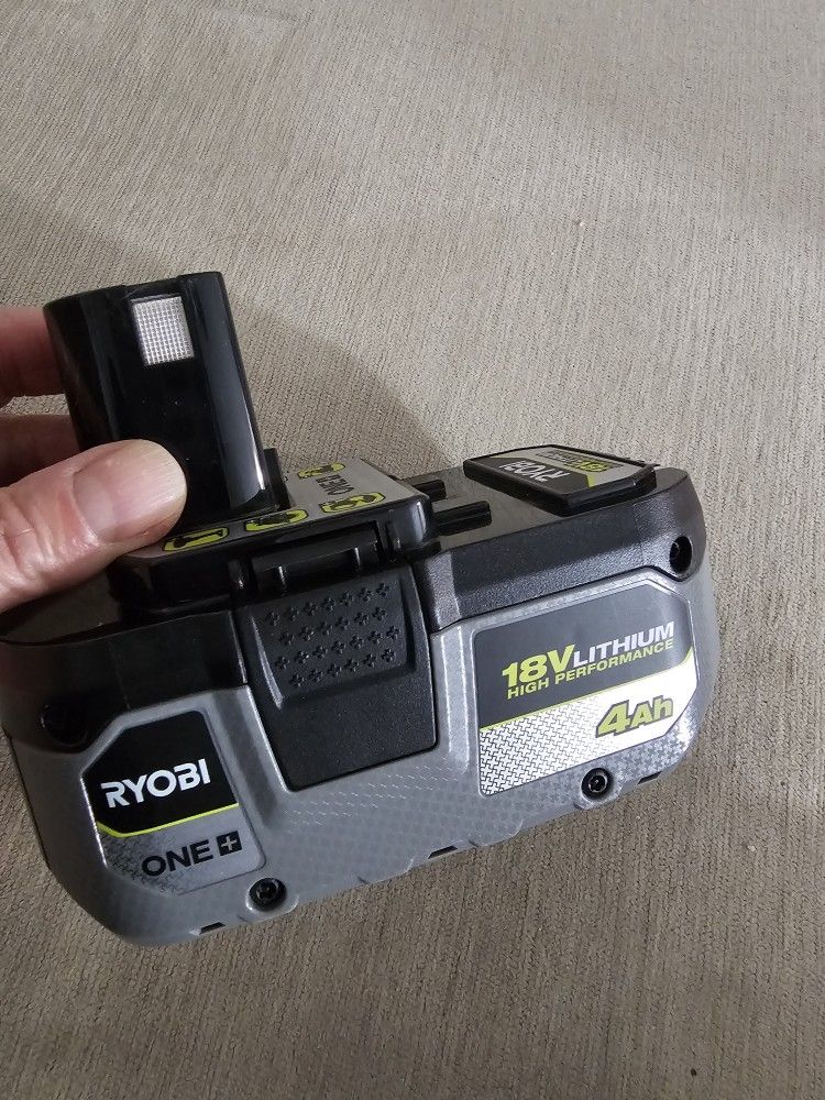 Ryobi ONE+ 18V Lithium Battery 4 Amh