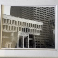 Boston City Hall Framed Photo Wall Art 