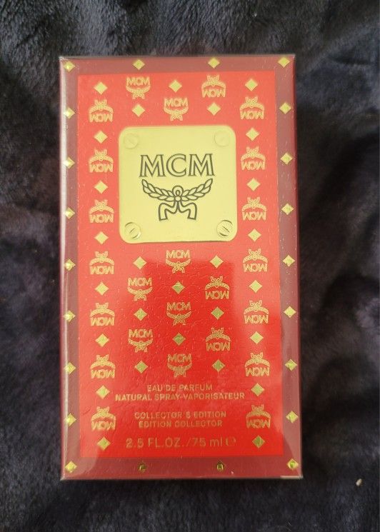 NIB-MCM Eau De Parfum~2.5 oz / 75 ml ~ RED Backpack. Collectors Edition.