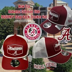 New Era Alabama Crimson Tide 9Seventy Stretch Snapback Rope Trucker Hat