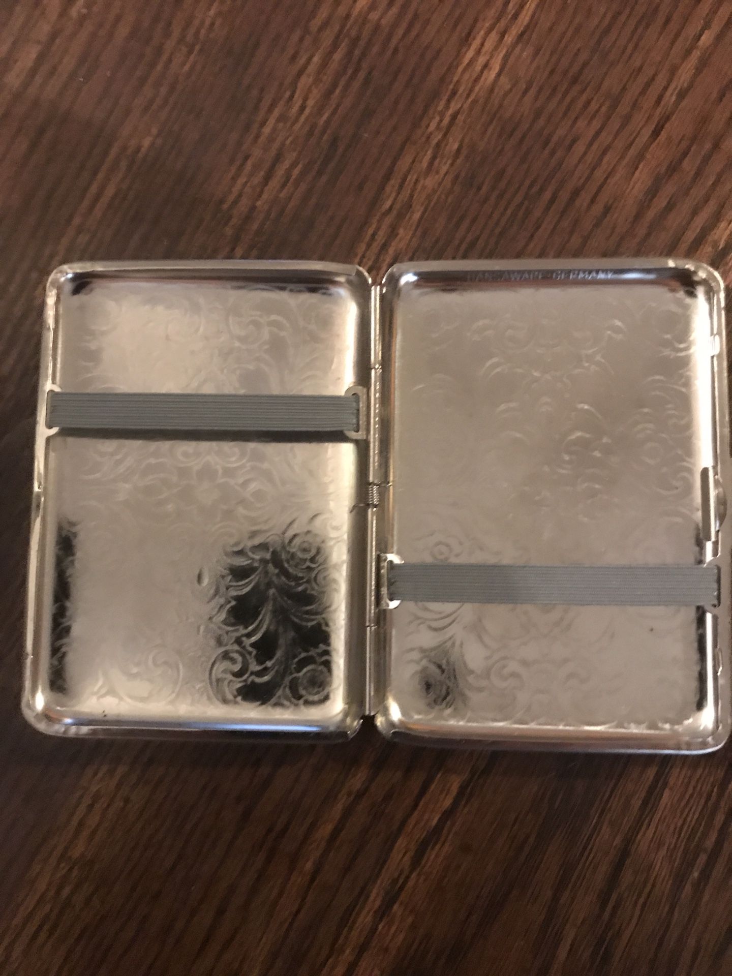 Vintage Silver plate Cigarette case Hansaware Germany for Sale in Virginia  Beach, VA