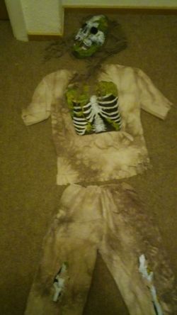 Zombie costume for boy size 8