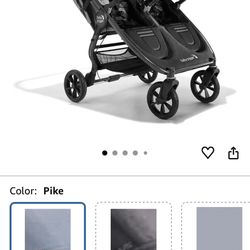Baby Jogger City Mini GT2 All-Terrain Double  Stroller with Forever Air Rubber Tires