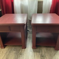 SOLID WOOD End Tables