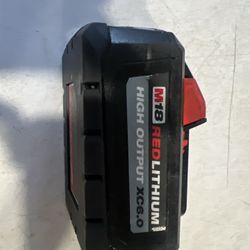 Milwaukee M18 RedLithium High Output XC6.0 Battery Pack - Black (48-11-1865)