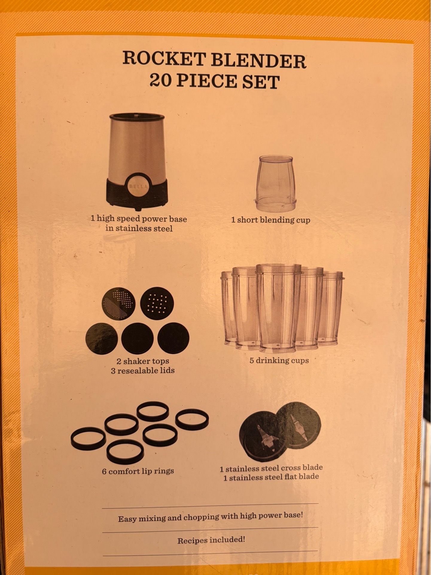 20pc rocket blender