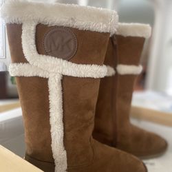 Micheal Kors Alina Chestnut Boots Youth 