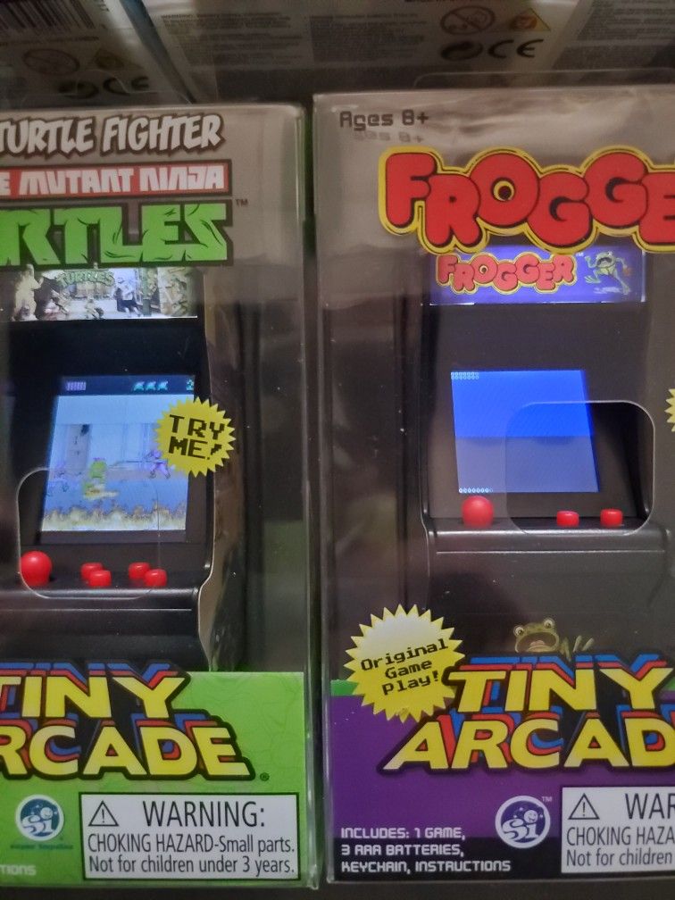 Tiny Arcades, 13 Total, All New In Box..watch For Other Arcade Listings