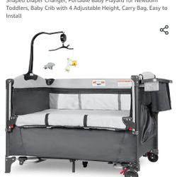 Baby Joy 5 In 1 Crib