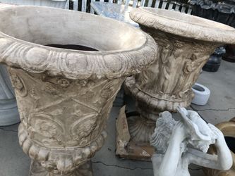 Concrete pots