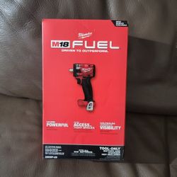 Milwaukee M18 Fuel 1/2 Impact Wrench Tool Only New 