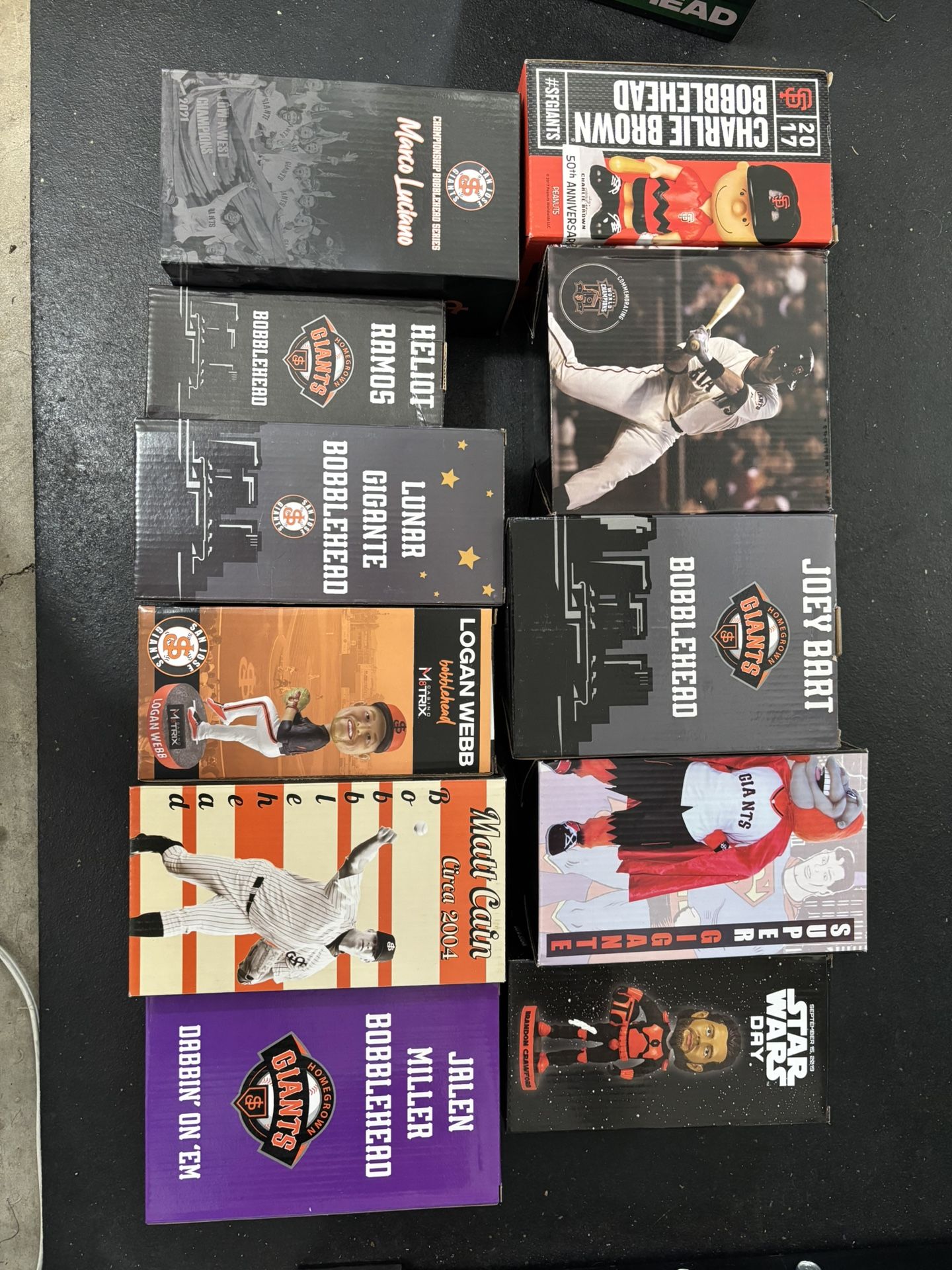 San Jose Giants bobbleheads Lot