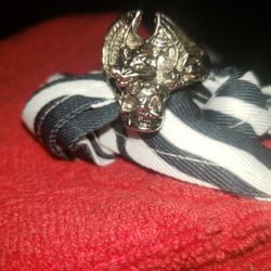 Men's Skull Biker Ring