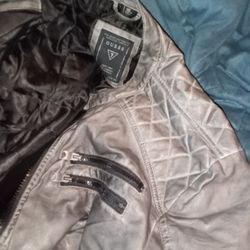 Gorgeous Men's Guess Leather Jacket