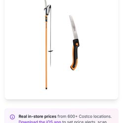 Fiskars 12' Tree Pruner & 7" Folding Saw