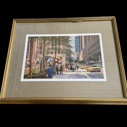 Matthew Popielarz Lithograph Signed And Numbered Noon Time 58/100 1997