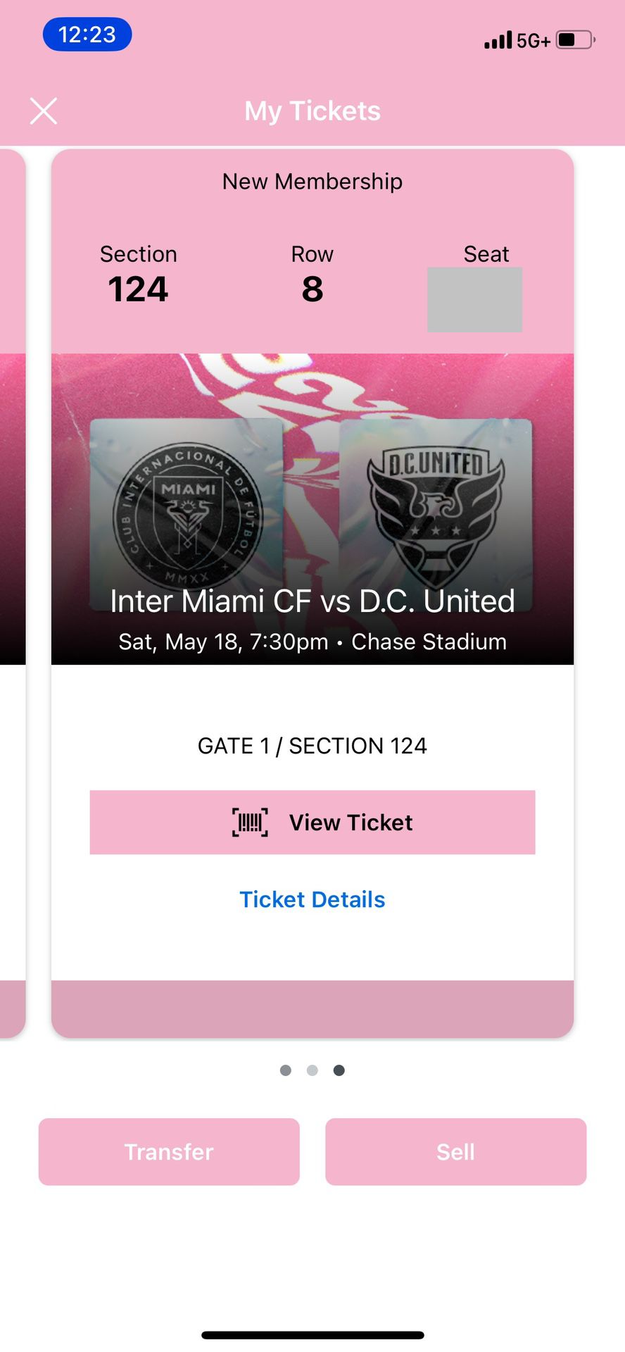Inter Miami Vs DC United Ticket