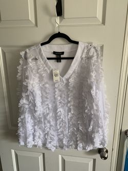 Sheer While Top