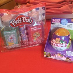 Play-Doh brand girls 4 piece bundle and Adopt me mystery pet NIP