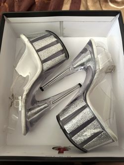 Clear heels 