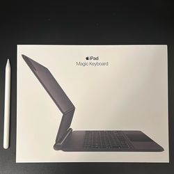Ipad 11inch M1/M2/M3 Magic Keyboard with Apple Pencil