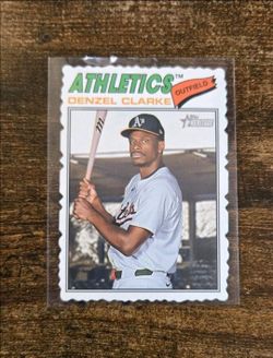 Mint 2026 Topps Heritage Athletics Denzel Clarke Deckle Edge Card 🔥💥🔥