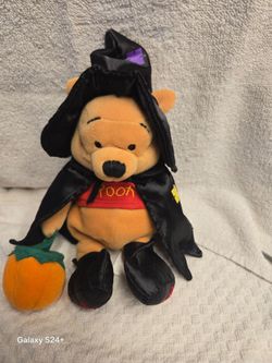 Winnie the Pooh Halloween Witch Plush