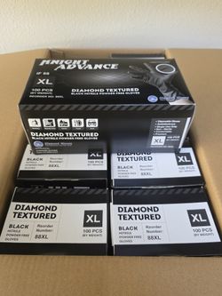 🛡️ Knight Advance Orange 8 Mil Nitrile Gloves – Heavy Duty 🛡️