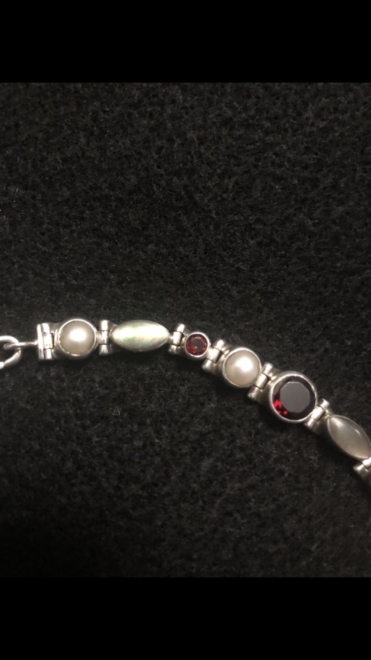 Acleoni 925 Silver Choker Necklace