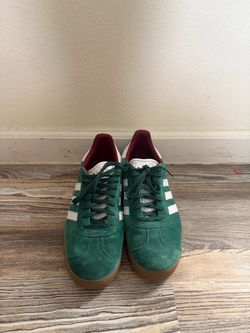 Adidas Gazelle Green Suede Sneakers
