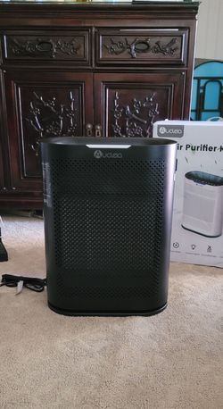 KQ-36 Black Air Purifier H 16"x12"Wx6".5D
