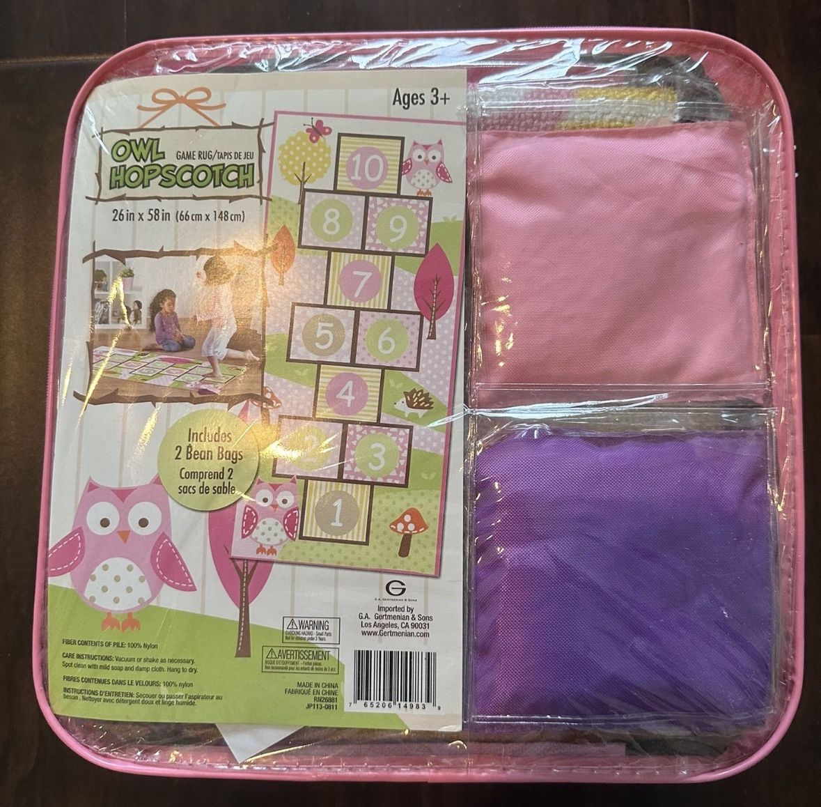 Owl Hopscotch Game Rug