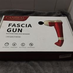 Deep Tissue Massage Gun, Deep Muscle Fascia Massager, CANHEAL Upgrade Hand-Shape Percussion Muscle Massage Gun with 8 Head Attachments/6 Speeds for At