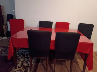 6 chairs dinnet set
