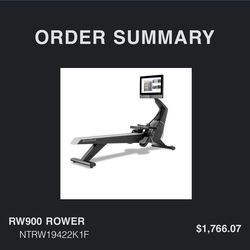 NordicTrack RW900 Rower