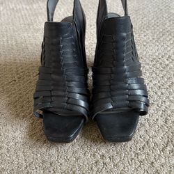 Oh! Leather Comfort Heels 