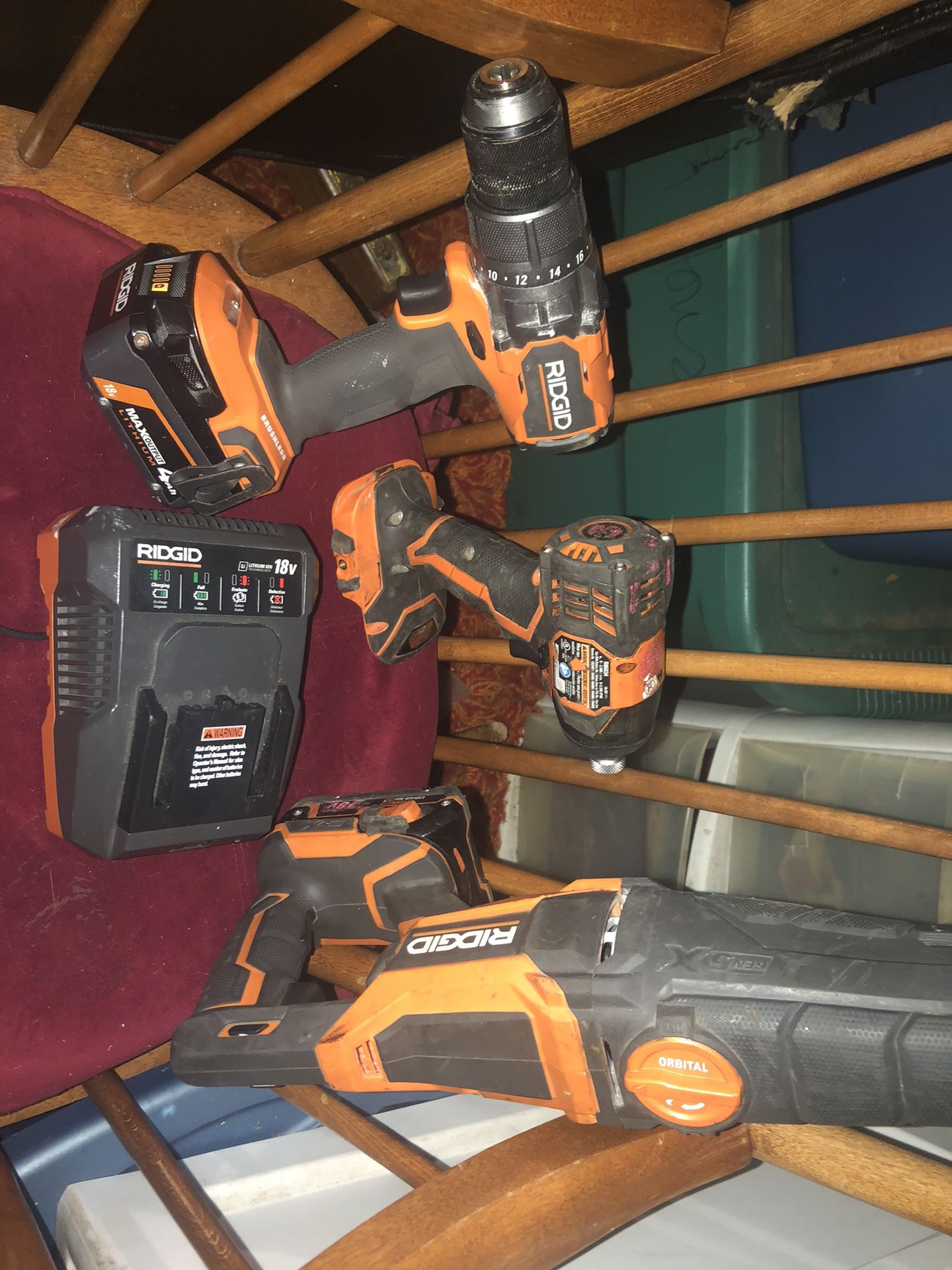 Ridgid Power Tool Set