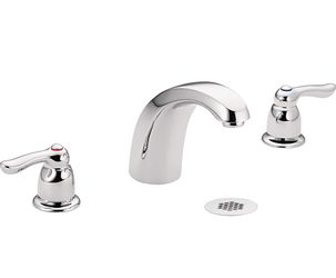 Moen 8924 Commercial M-Bition Widespread Lavatory Faucet w/ Grid Strainer 1.5gpm
