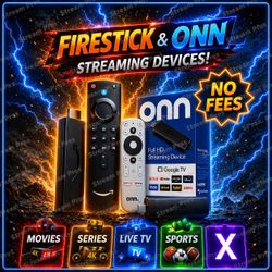 Onn TV Box Player Device Stick Streaming Fire