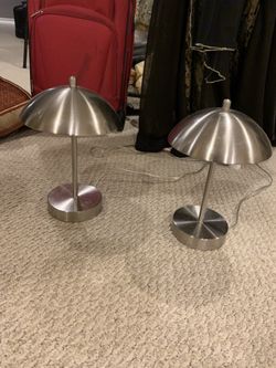 Table Lamps Set of 2 - Modern Nightstand Lamps, Simple Desk Lamps for Bedroom, Living Room, Office