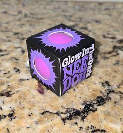 Needoh Teenie Glow in the dark purple ball