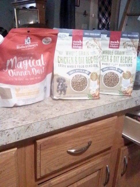 Small Dog Food And Dust